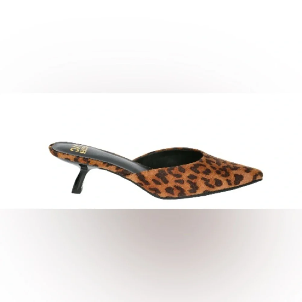 Steve Madden Leopard Print Kitten Heel Mules - Size 7.5 - Picture 4 of 6